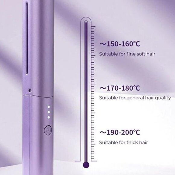 NEW MOBILE/PORTABLE MINI HAIR HEAT COMB STRAIGHTENER - Picture 4 of 8